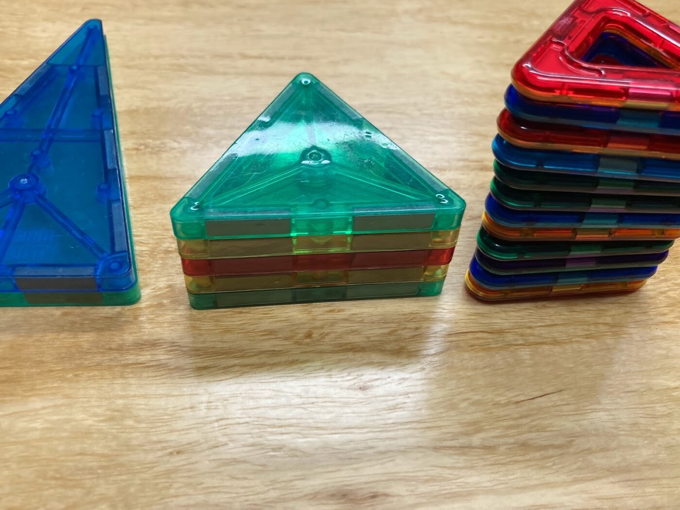 MagnaTiles Lot Of 32 Colorful Building Block Toy Authentic