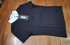 Equiline NEW ClaraC competition Perforated polo shirt Black 44/ Large / 8 $219