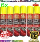 6 x 400ml Auto Extreme Rust Proofer Spray Aerosol Kills Prevents Protects