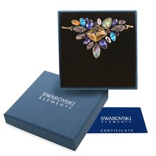 Collana donna oro Swarovski Elements originale G4L cristalli girocollo elegante