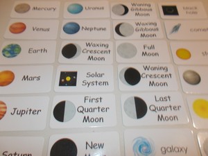 Details About Solar System Flash Cards Preschool And Pre Kindergarten Learning Activity 20