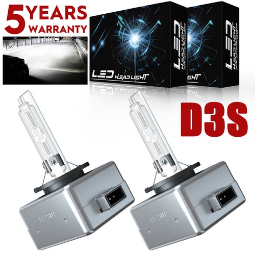 2pcs Xenon D3s 6000k White Bulbs Hid Headlight 35w Replace For Factory Lamps - 第 1/14 張圖片