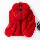 Faux Fur Collar Short Parkas Loose Down Cotton Coats Winter Women Hooded Jackets