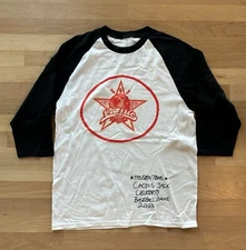 Travis Scott Cactus Jack 2023 Celebrity Softball Raglan 3/4 Tee Size Large