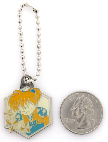 InuYasha Keychain Mascot Charm Movie Special Protection Charm Shippo Silver - Imagen 4 de 4