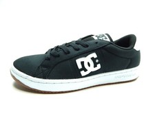 NEW DC MENS STRIKER BLACK WHITE SHOES