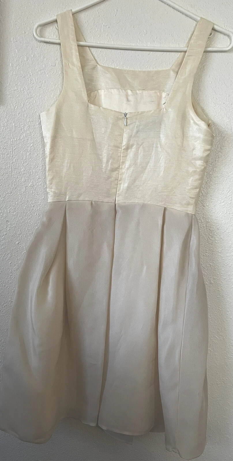 Abito VERSUS Gianni Versace vintage anni 70 80 autentico panna seta avaria tg 26 40 NUOVO