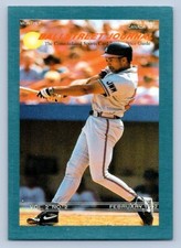 Dave Justice 1992 Ballstreet Journal Blue Promo Card Atlanta Braves