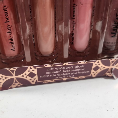 tarte Gift Wrapped Glow Maneater Cheek Plump 4-Pc Set 0.1 oz x4 - Picture 2 of 9