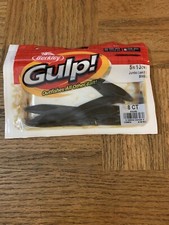 Berkley Gulp  Jumbo Leech Black-Brand New-SHIPS N 24 HOURS
