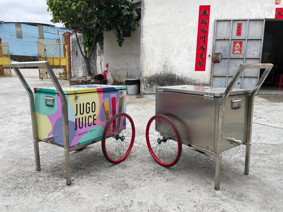 Ice cream cooler cart 2025