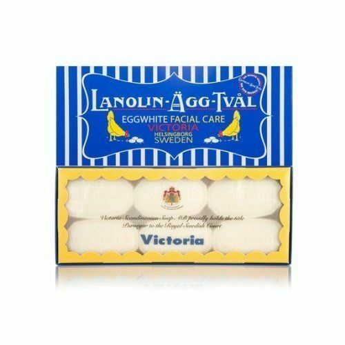 Victoria Sweden Original Egg White Pack Facial Soap Lanolin Agg