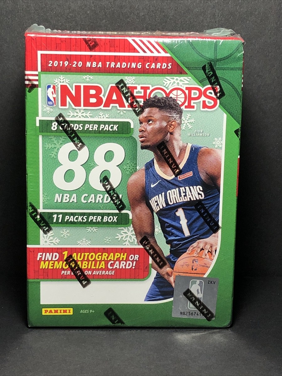 2019-20 Panini NBA Hoops Holiday Winter Blaster Box (1 Auto Or 