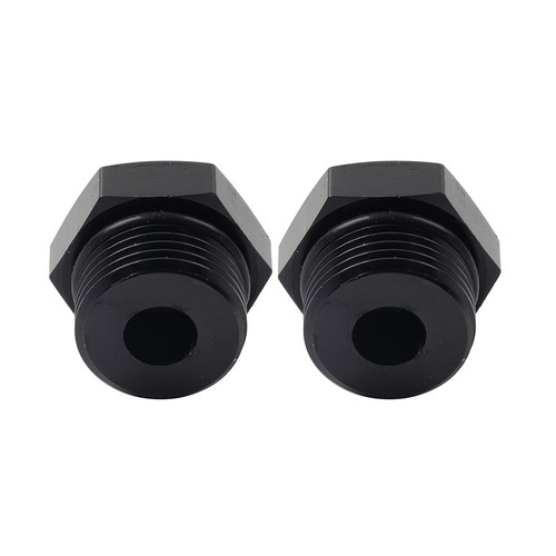 Aluminum 10AN AN10 Block off Cap ORB Plug Male fitting Adapters W/O-Rings 2Pcs - Picture 9 of 11
