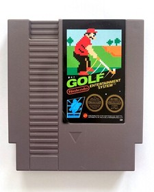 Golf NES &ndash; Mattel PAL B &ndash; Rare 5-Screw Cartridge &ndash; Complete in Box with Manual