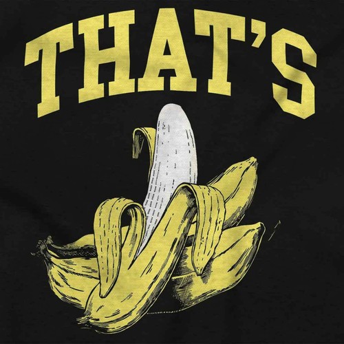 Funny Sarcastic Fruit Pun Thats Bananas Joke Youth Hooded Sweatshirt Boy or Girl - Picture 2 of 7