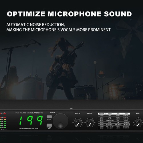 Digital Professional Reverb Multi Effect DSP Processor Audio Processor Equalizer - Picture 10 of 23