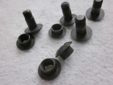 ACH MICH LWH HELMET GENTEX 4-Point CHINSTRAP Replacement Hardware SET Screw Nut