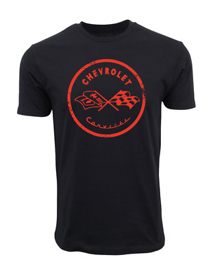 GM-CHEVROLET CORVETT RETRO LOGO T SHIRT