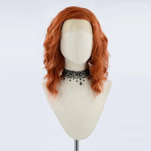 Synthetic Lace Front Wig Short Wigs for Women Short Bob Cut Water Wave Wigs - Foto 12 di 27