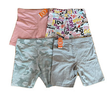 New GIRL 10-12 PLUS 4x bike shorts multi-color