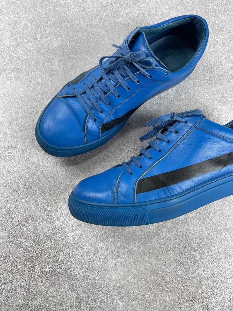 Comme des Garcons Shirt x Erik Schedin Low Top Leather Sneakers 