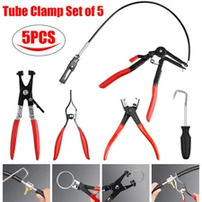 4-9x Hose Clamp Clip Remover Pliers Wire Long Reach Kit Fuel Oil Water Hose Tool
