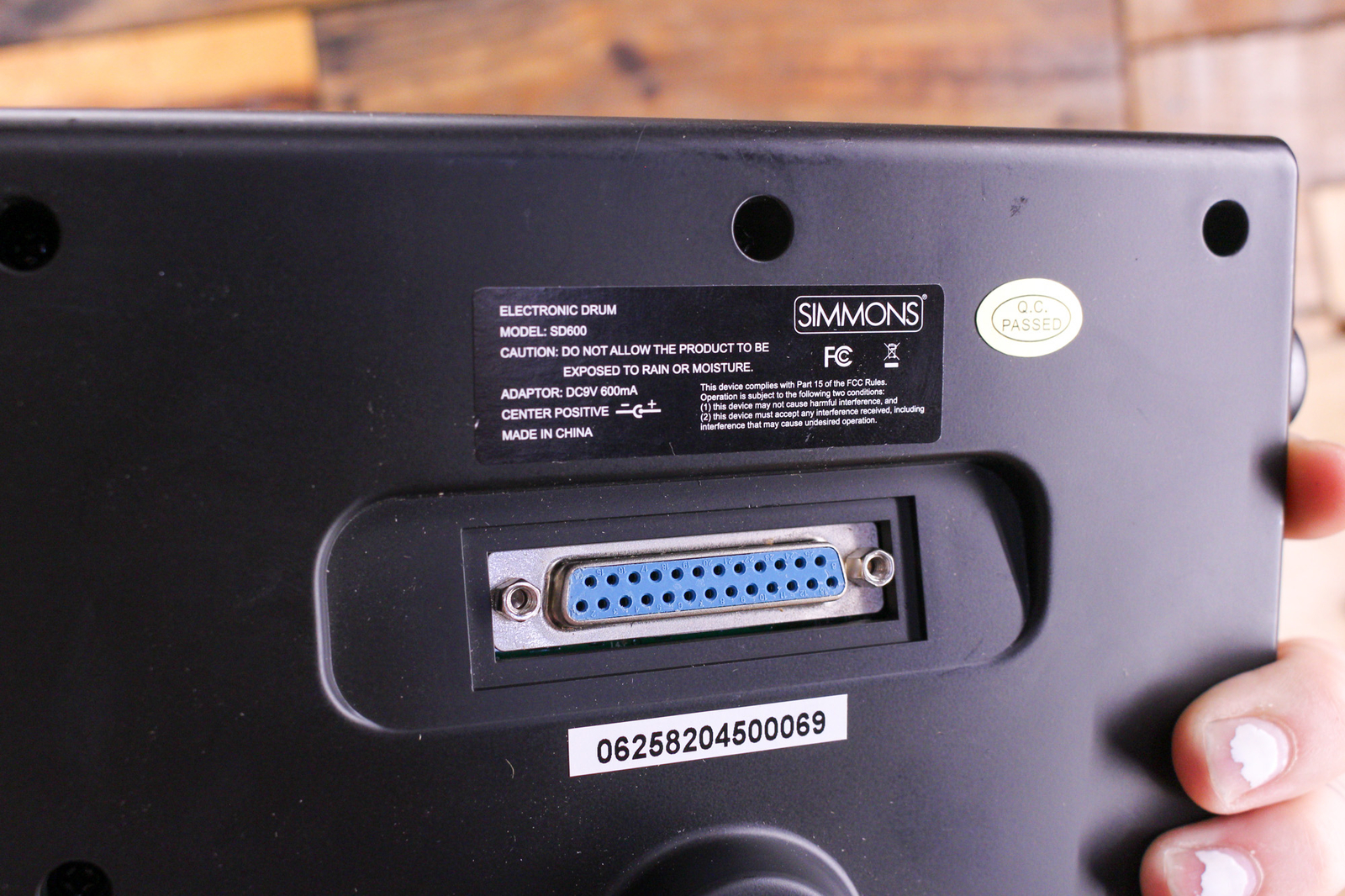 Simmons SD600 Electronic Drum Set With Mesh Heads and Bluetooth MISSING