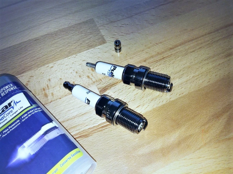 2x Pulstar BE2HT8 High Performance Plasma Core Motorcycle Upgrade Spark Plugs - Image 2 of 4