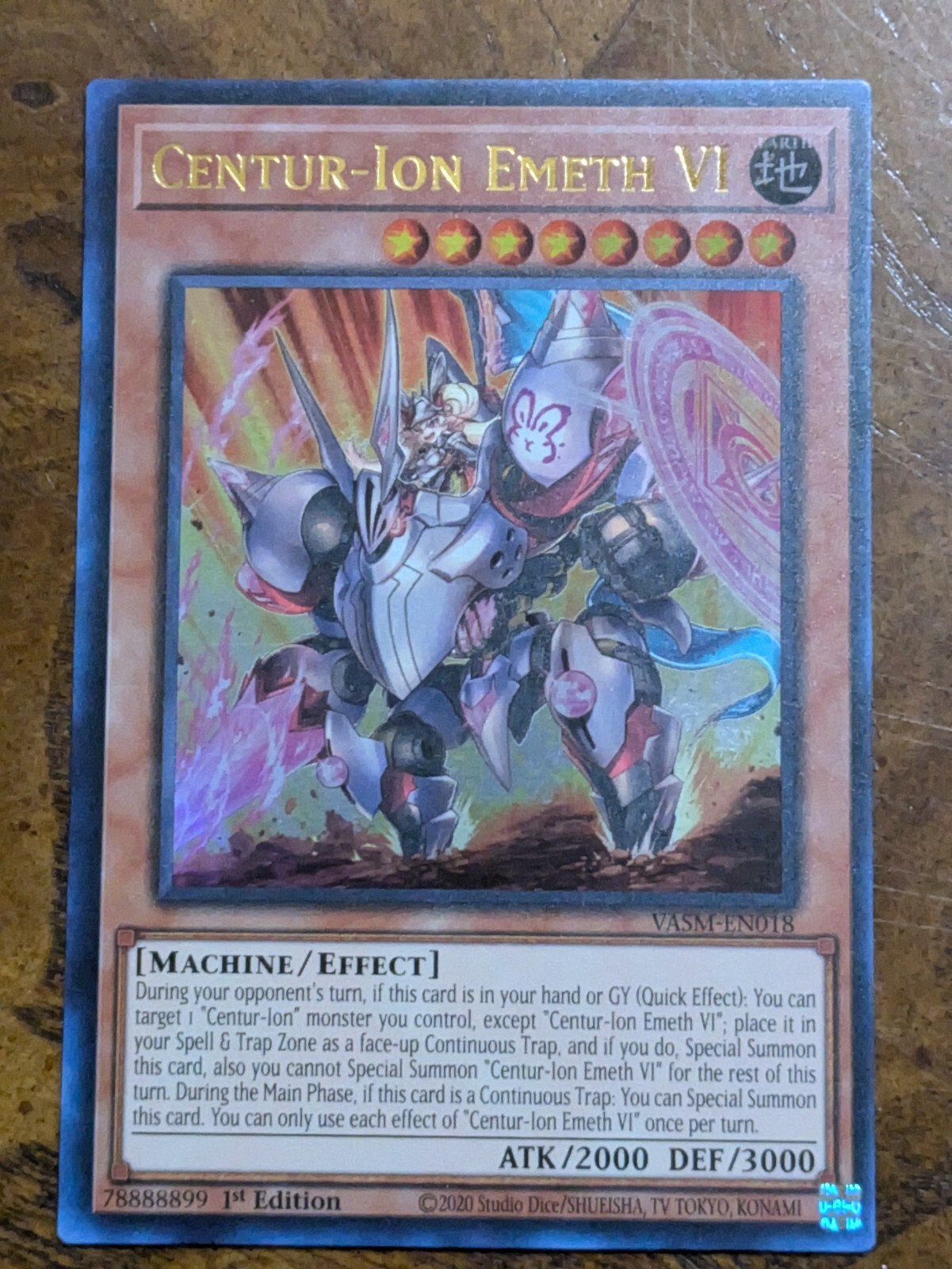 Centur-Ion Emeth VI VASM-EN018 1st Edition Ultra Rare Yu-Gi-Oh!