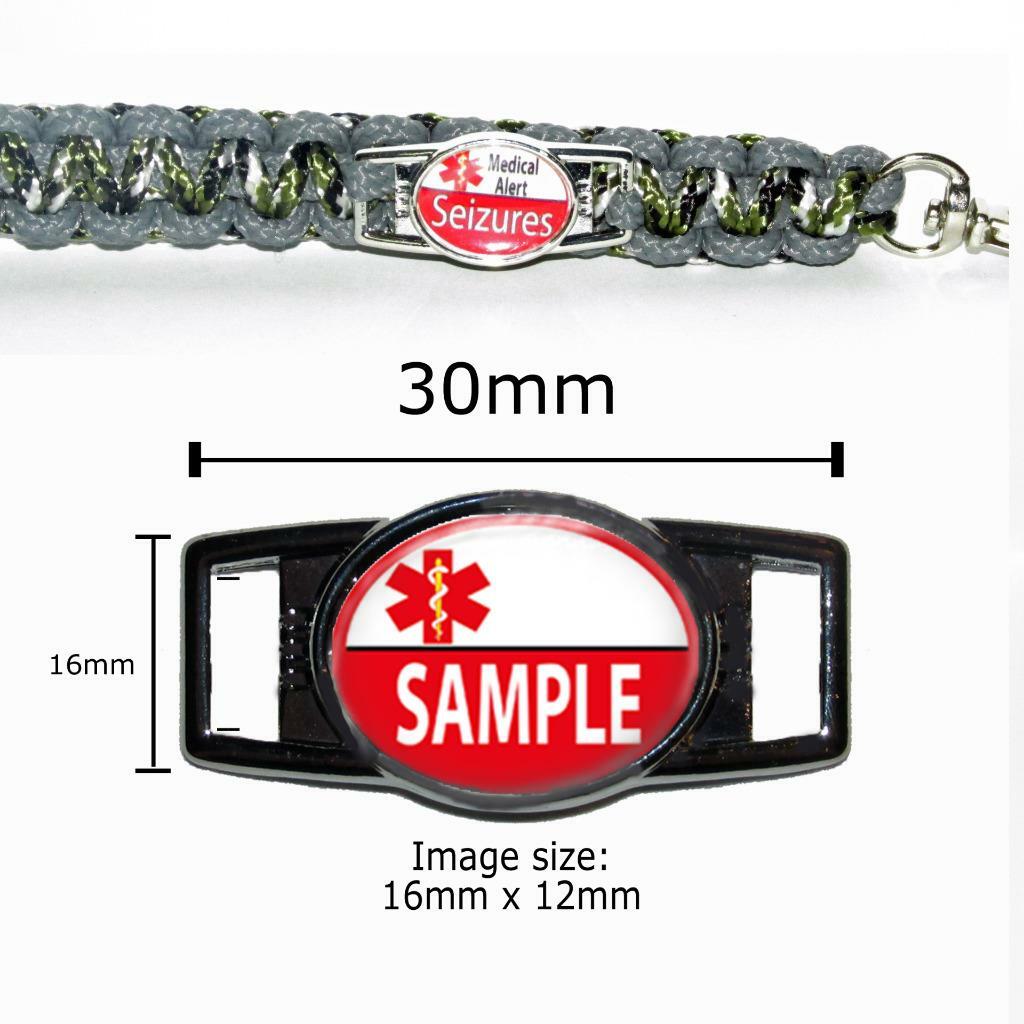 Eliquis Medical Alert Charm For Paracord Bracelets Lanyards Keychain