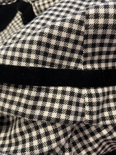 Bonnie Jean Dress Girls 4T Black & White Velvet Trim Back Tie Holiday Party Cute - Picture 9 of 10