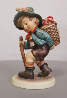 M.J. Hummel Figur 381 - '' Flower Vendor Zum Blumenmarkt '' 1971 ohne OVP 13,5 cm