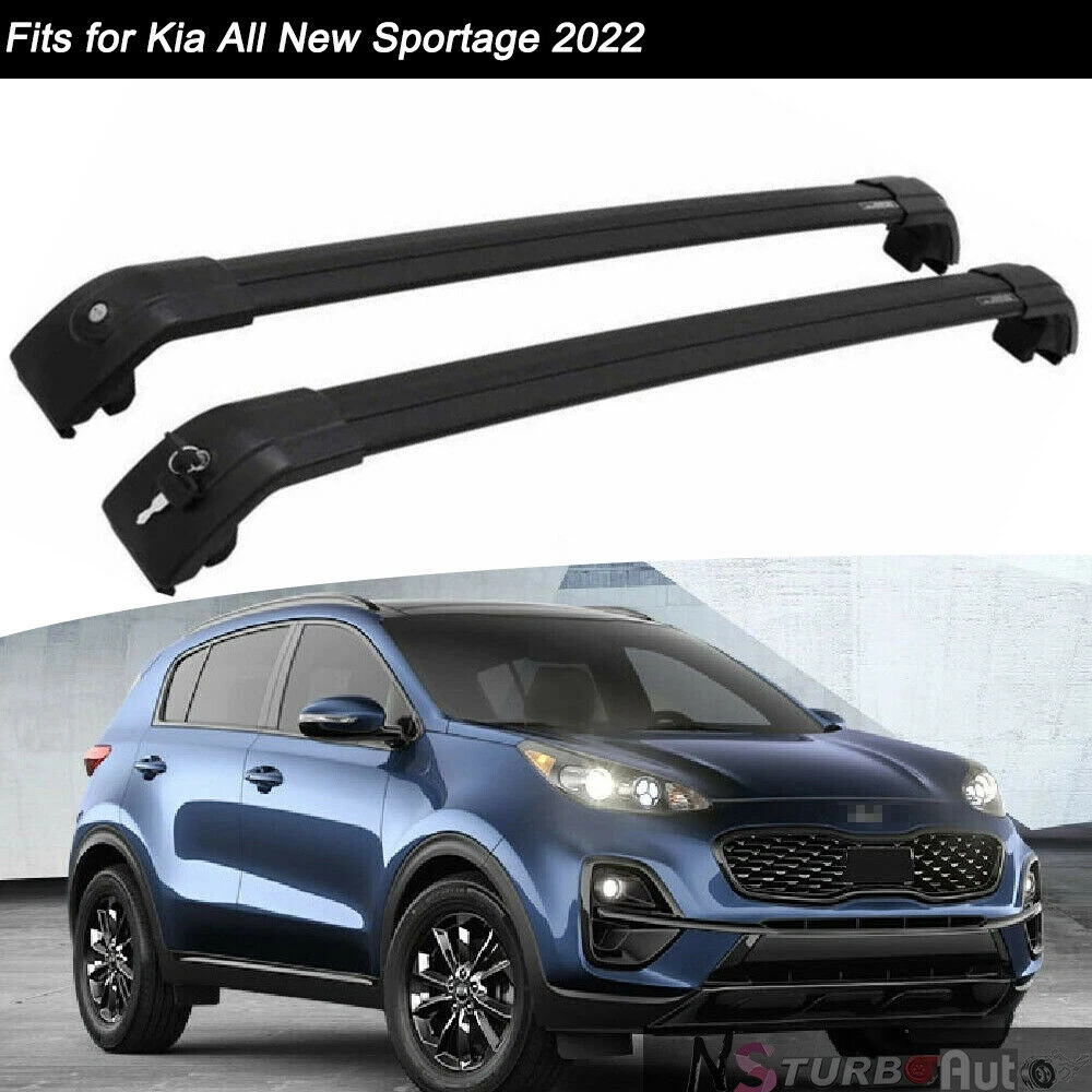 2Pcs Roof Rail Racks Cross Bars Crossbars Fits for Kia All New