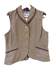Joules Vest Tweed UK18/US14 Fox Hunting Equestrian Horse Imported from the UK