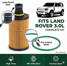 Oil Filter Replacement Fits Land Rover Range Rover & Jaguar F-Pace 3.0L LR133455