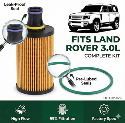 Oil Filter LR133455 For Land Rover Defender 90 110 Discovery 5 Range Rover Sport