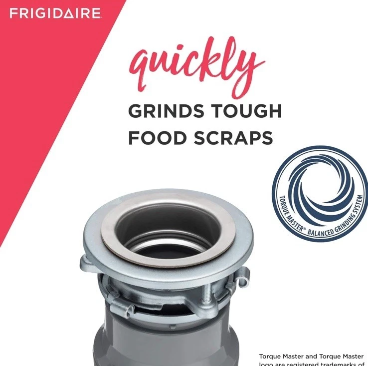 Frigidaire 1/3 лс проводная утилизация мусора для кухонных раковин FF03DISPC1 НОВАЯ - Изображение 2 из 4