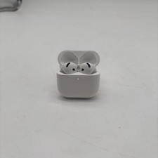Apple AirPods 4 White with ANC In Ear Headphones MXP93LL/A No Charger 
