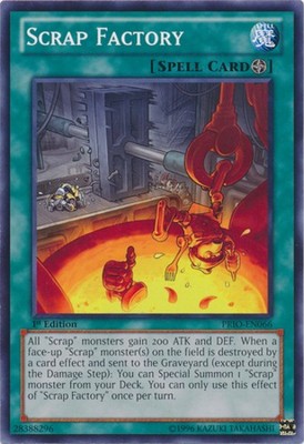 Scrap Factory - PRIO-EN066 - Common - 1st Edition - Lightly Played