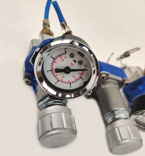 Wika EN 837-1 Pressure Gauge 060 PSI w/ Regulator for Costech ECS 4010. Working - Picture 2 of 4