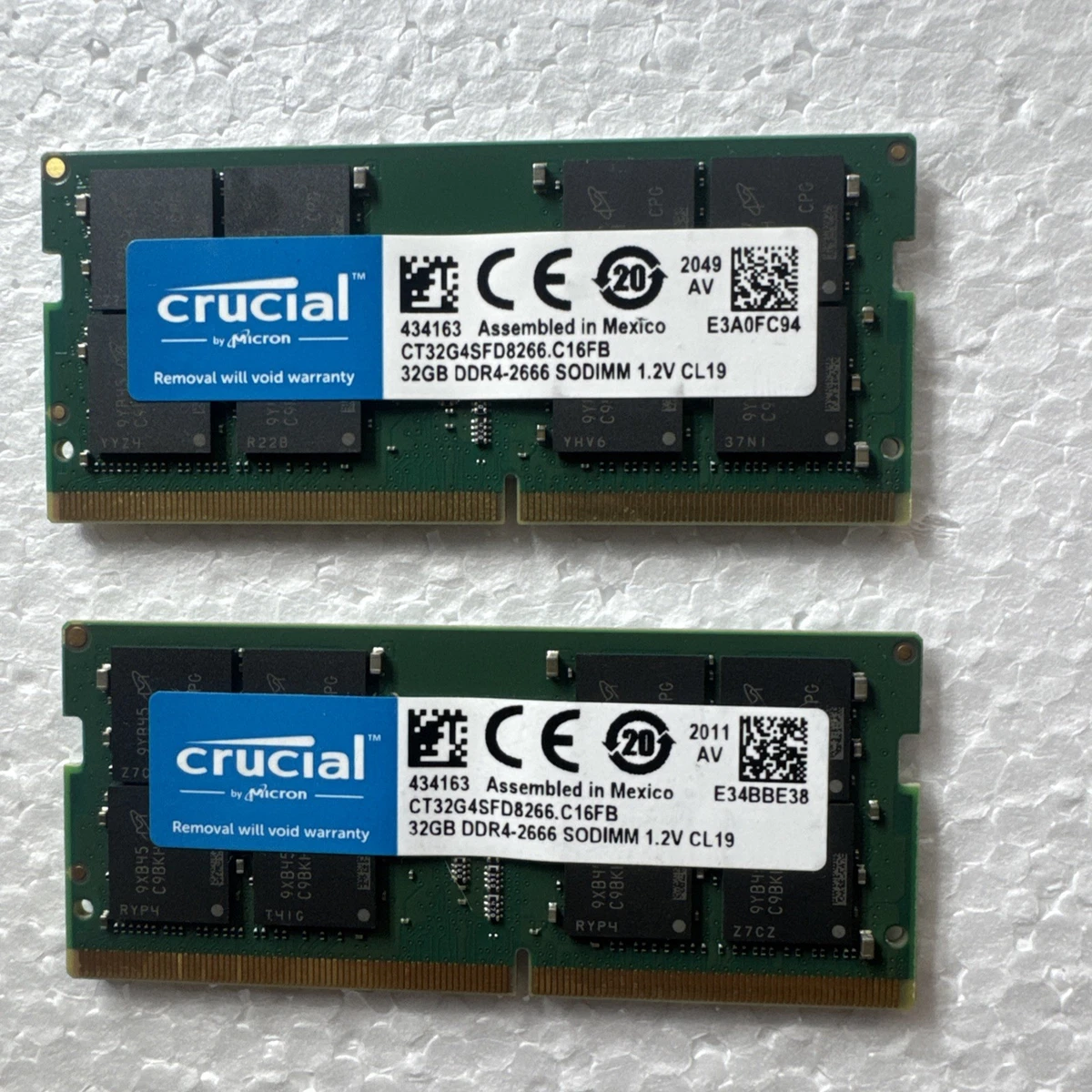 SO-DIMM DDR4 SDRAM 64 GB Total Capacity Memory (RAM) for sale | eBay