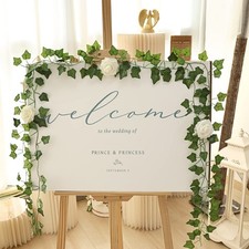 Artificial Ivy Garland 12pcs Fake Vines Hanging Greenery for Home Garden Wedding