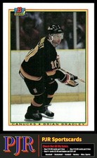 Brian Bradley 1990-91 Bowman #58 Vancouver Canucks
