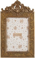 Clayre & Eef 2F1349S Fotorahmen 14X2X24 Cm / 10X15 Cm Goldfarben