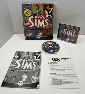2000 The Sims: The People Simulator Windows Big Box PC Game CIB