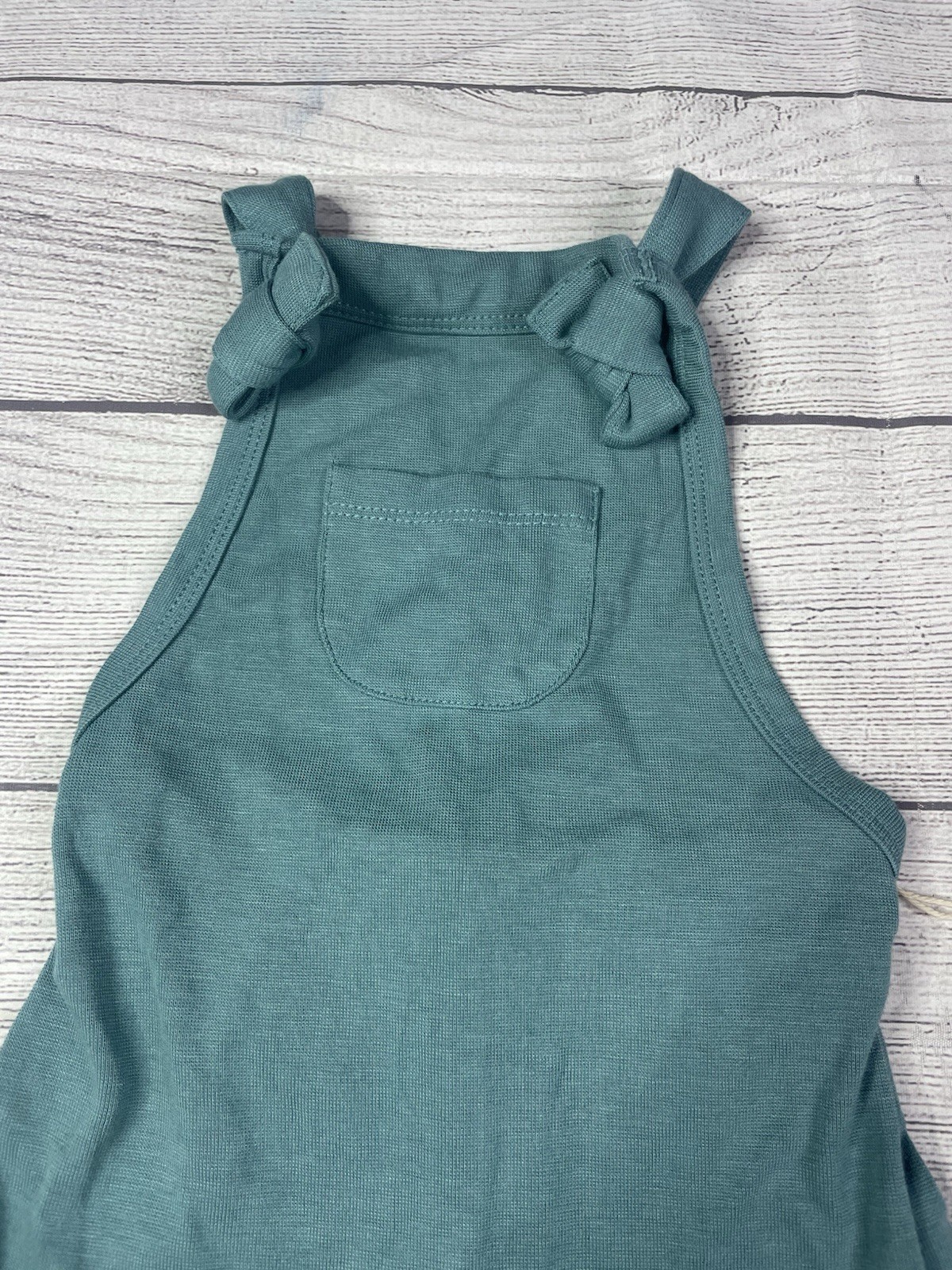 Kyte Baby Bamboo Jersey Overalls in Teal Green Blue 18-24 Months New NWT