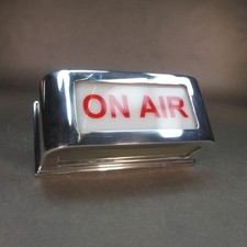 Art Deco ON AIR Lampe 1952 Kino Lampe Vintage Theater Wandlampe Tonstudio Lampe