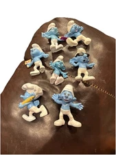 Seven Smurfs  made for McDonald’s meals 2013