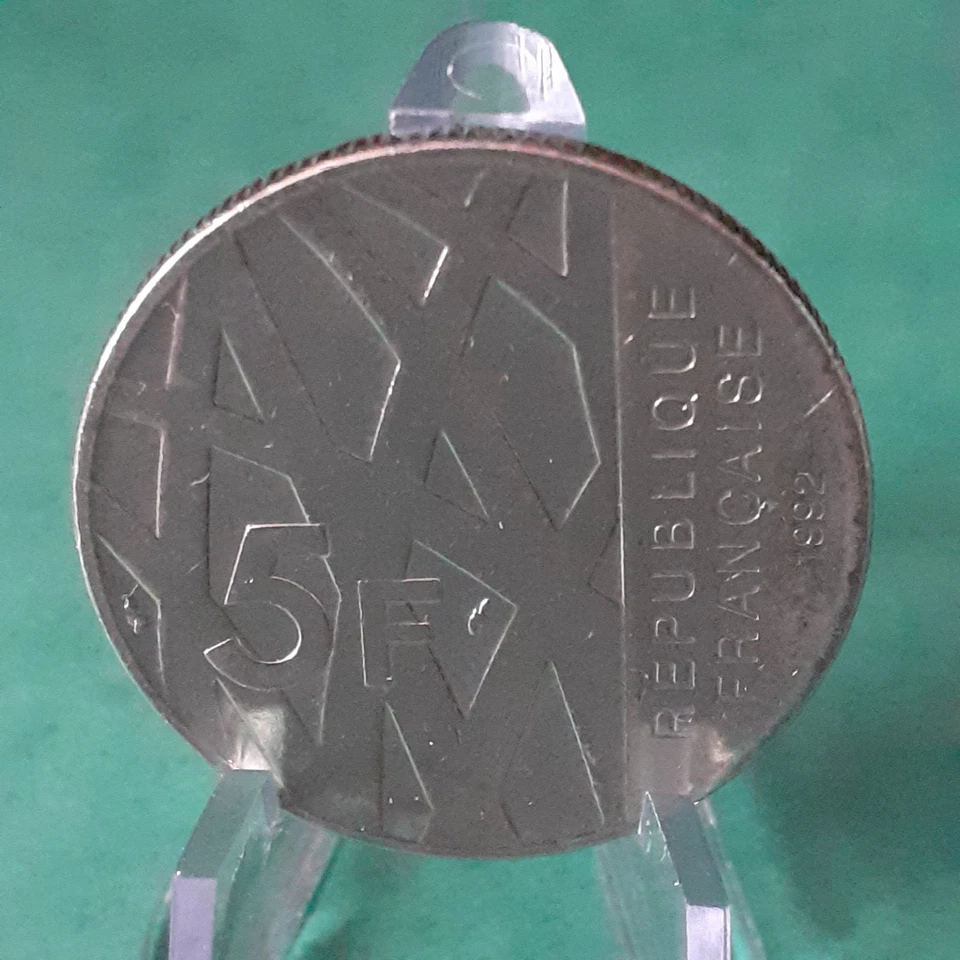 Pièce de 5 francs Mendes France en cupronickel année 1992 qualité SUP - Photo 2/4